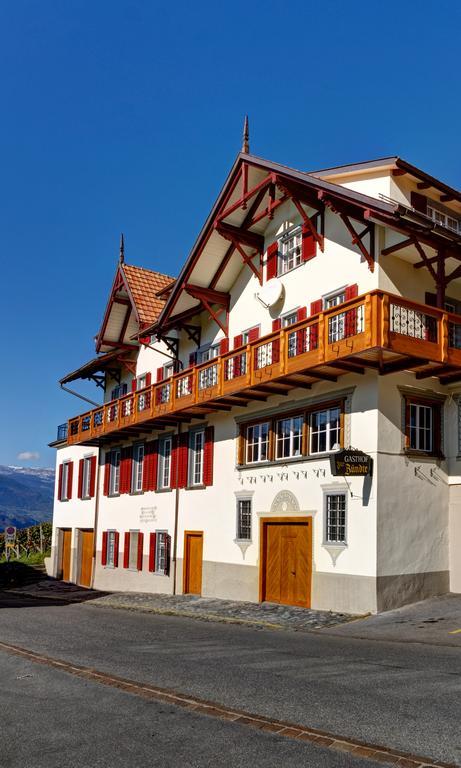 Gasthof Zur Buendte Jenins Exterior foto